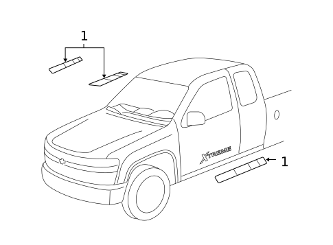 Adhesives, Sealants & Tape for 2005 GMC Canyon #0