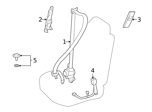 Front Seat Belts for 2011 Lexus LX570 #0