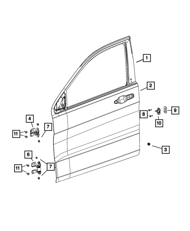 « 4589140AA – Doors, Door Mirrors and Related Parts : Vertenelle De Loquet De Porte Entretoise pour Mopar Image »