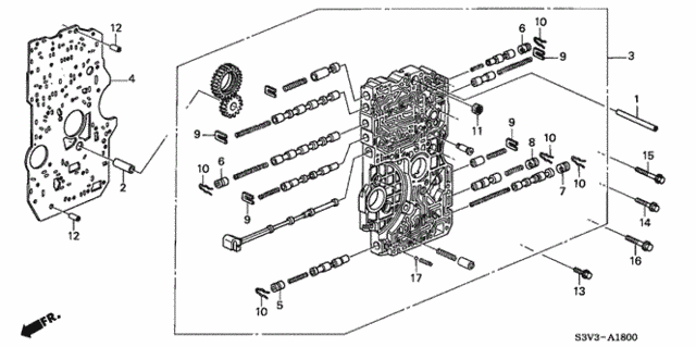 AT Main Valve Body ('03-'06) for 2005 Acura MDX #0