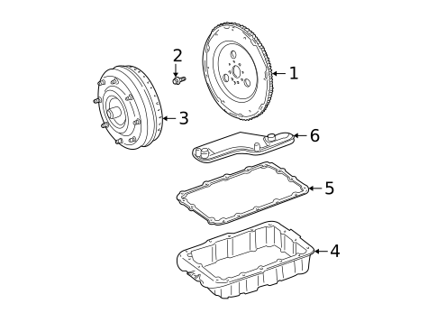 Transmission Components for 2000 Lincoln LS #0