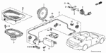90131S30003 - Electrical/Exhaust/Heater/Fuel: SCREW-WASHER, ET (6X16) for Honda Image