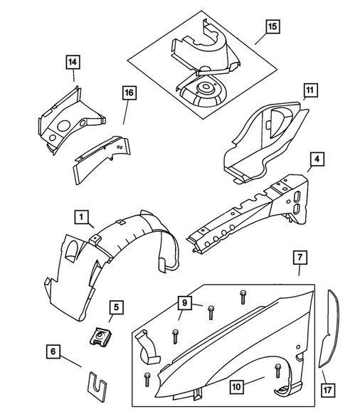 Front Fenders for 2003 Dodge Neon #0