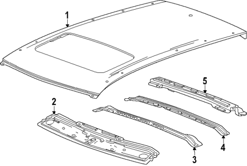 Roof & Components for 2025 Buick Envista #1