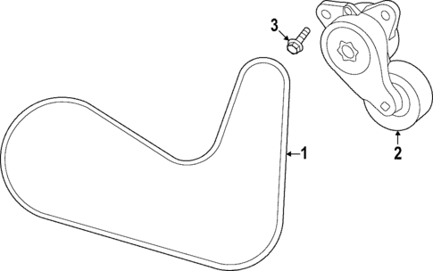 Belts & Pulleys for 2024 INFINITI QX60 #0