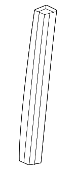 681910C060 - Body: Glass Run for Toyota: Sequoia Image