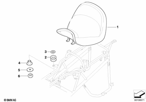 Bench Seat for 2002 BMW-Motorrad R 1200 CL #1