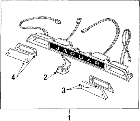 Backup & License Lamps for 1990 Jaguar XJS #0