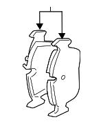 34116783554 - : Brake Pads Front for BMW: X6 Image