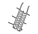 710530R020 - Body: Seat Back Cushion Spring for Toyota: bZ4X, Camry, Corolla, Corolla Cross, Crown, GR Corolla, Grand Highlander, Highlander, Land Cruiser, Mirai, Prius, Prius AWD-e, Prius Prime, RAV4, RAV4 Prime, Sienna, Venza Image