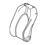 7155106720 - Body: Seat Back Pad for Toyota Image image