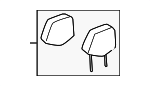 20793233 - Body: Headrest for Cadillac: CTS Image