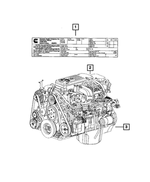 R8310896AA - 6.7L Turbo Diesel; Engine: Complete Engine, Remanufactured for Mopar Image