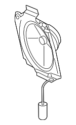 15176760 - Body: Rear Dr Speaker for Chevrolet: Blazer, S10 | GMC: Jimmy, Sonoma | Oldsmobile: Bravada Image