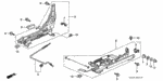 81262SM4J32 - Interior/Bumper: CAP, RAIL END (UPPER) for Honda Image