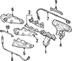 18100PR7A00 - : Exhaust Manifold for Acura Image