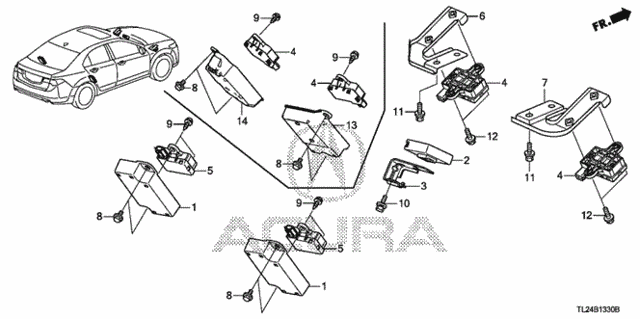TPMS Unit for 2009 Acura TSX #0