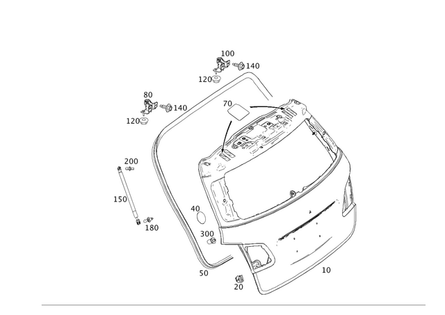 2467407500 - Rear-End Door: Rear Door for Mercedes-Benz: B Electric Drive, B250e Image image
