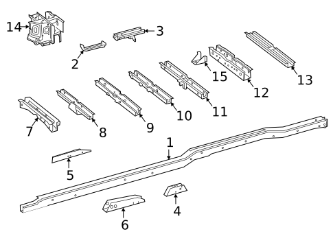Frame & Components for 2021 Mercedes-Benz Sprinter 1500 #0