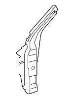 6110653901 - Body: Hinge Pillar Reinforced for Lexus: IS F, IS250, IS350 Image