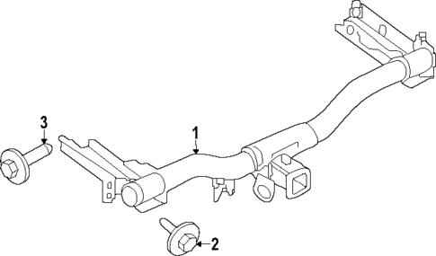 Trailer Hitch Components for 2021 Lincoln Nautilus #0