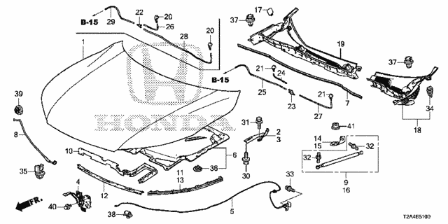 Engine Hood for 2016 Honda Accord #0