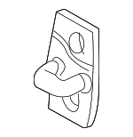 51217148705 - Body: Striker Plate for BMW: 128i, 135i, 325i, 325xi, 328i, 328i xDrive, 328xi, 330i, 330xi, 335d, 335i, 335i xDrive, 335xi, 525i, 525xi, 528i, 528i xDrive, 528xi, 530i, 530xi, 535i, 535i xDrive, 535xi, 545i, 550i, 645Ci, 650i, 750i, 750Li, M3, M5, M6, X3, X5, X6, Z4 Image