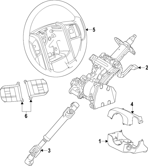 Steering Wheel for 2024 Lincoln Nautilus #0