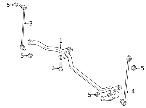 Stabilizer Bar & Components for 2022 Mercedes-Benz Metris #1