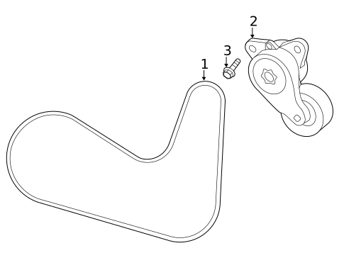 Belts & Pulleys for 2013 INFINITI JX35 #0