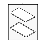 912104BA0A - Body: Sunroof Glass for Nissan Image