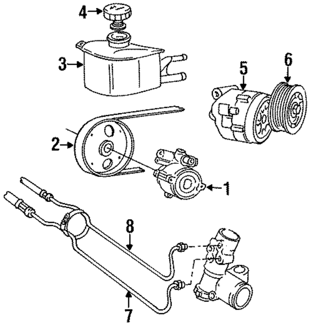 4196242 - : Pressure Hose for Saab Image