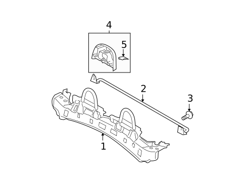 Roll Bar & Headrest Assembly for 2007 Toyota Solara #0