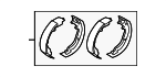 4800A022 - Brakes: Park Brake Shoes for Mitsubishi: Lancer, Outlander, Outlander Sport Image