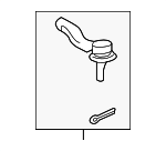 4504749195 - Steering: Outer Tie Rod for Toyota Image