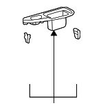 7427260160B0 - Body: Switch Bezel for Lexus: GX470 Image