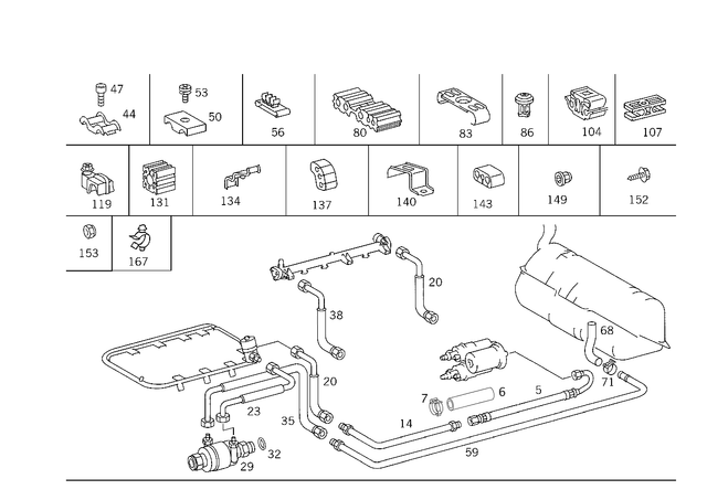 14774201 - Fuel System: Fuel Filter for Mercedes-Benz: 190D, 300SD Image