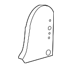 20789637 - Body: Seat Back Recliner Adjustment Mechanism Cover for Cadillac: Escalade | Chevrolet: Tahoe | GMC: Yukon Image