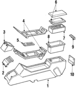 22529311 - Body: Courtesy Lamp for Oldsmobile: Toronado Image
