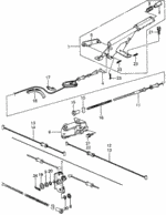 47105SA4305 - : Lever Assembly, Parking Brake for Honda Image