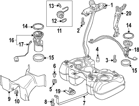 Senders for 2021 Volkswagen Tiguan #2