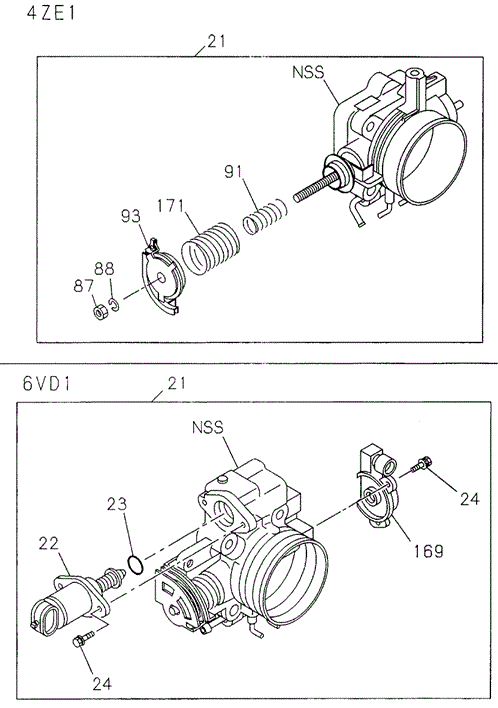 Throttle Body (1) for 1994 Honda Passport #0