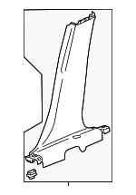 84901356 - Body: Lower Center Pillar Trim for Buick: Envision Image