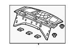 84500TR7A32ZA - : Pkg Tray Trim for Honda: Civic Image