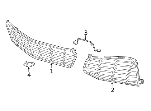 Grille & Components for 2019 Chevrolet Corvette #0