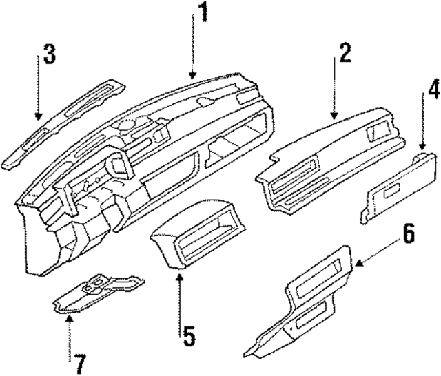 68240D1201 - : Cluster for Nissan: Stanza Image