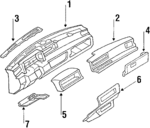68240D1201 - : Cluster for Nissan Image