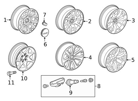 Wheels for 2019 GMC Yukon XL #0