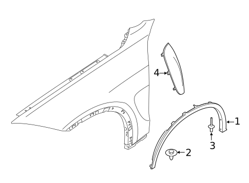 Exterior Trim - Fender for 2016 BMW X6 #0