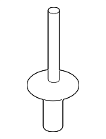 7147293278 - Body: Wheel Opening Molding Rivet for BMW Image